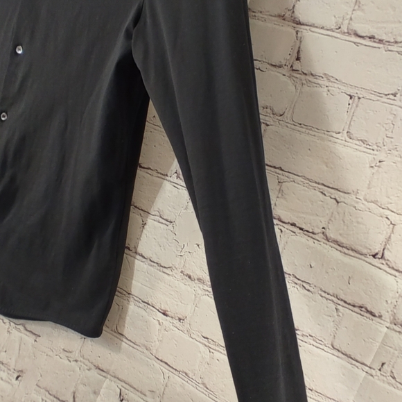Cos Button Down Mens Black Shirt S - Picture 7 of 16